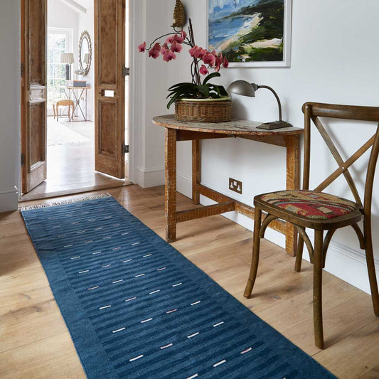 Cosmo Indigo Runner Rug