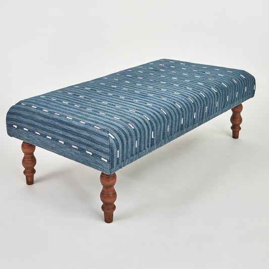 Cosmo Indigo Ottoman