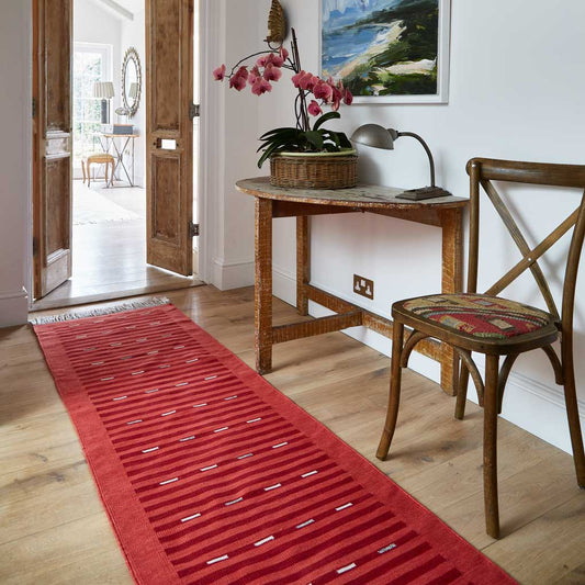 Cosmo Red Runner Rug