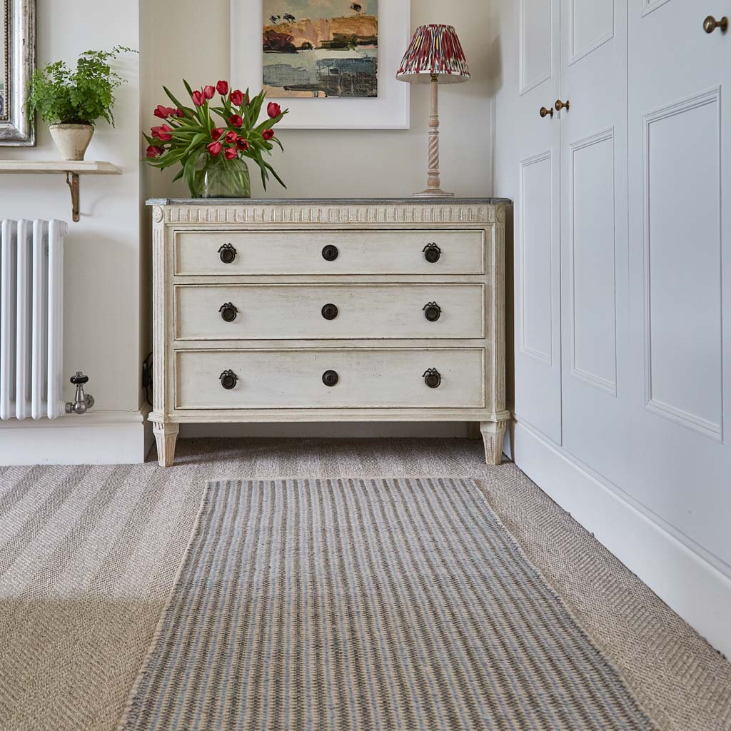 Dartmouth Stripe Pigeon Runner Rug