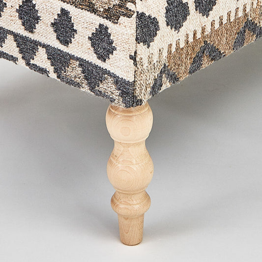 Samarkand Monochrome Ottoman