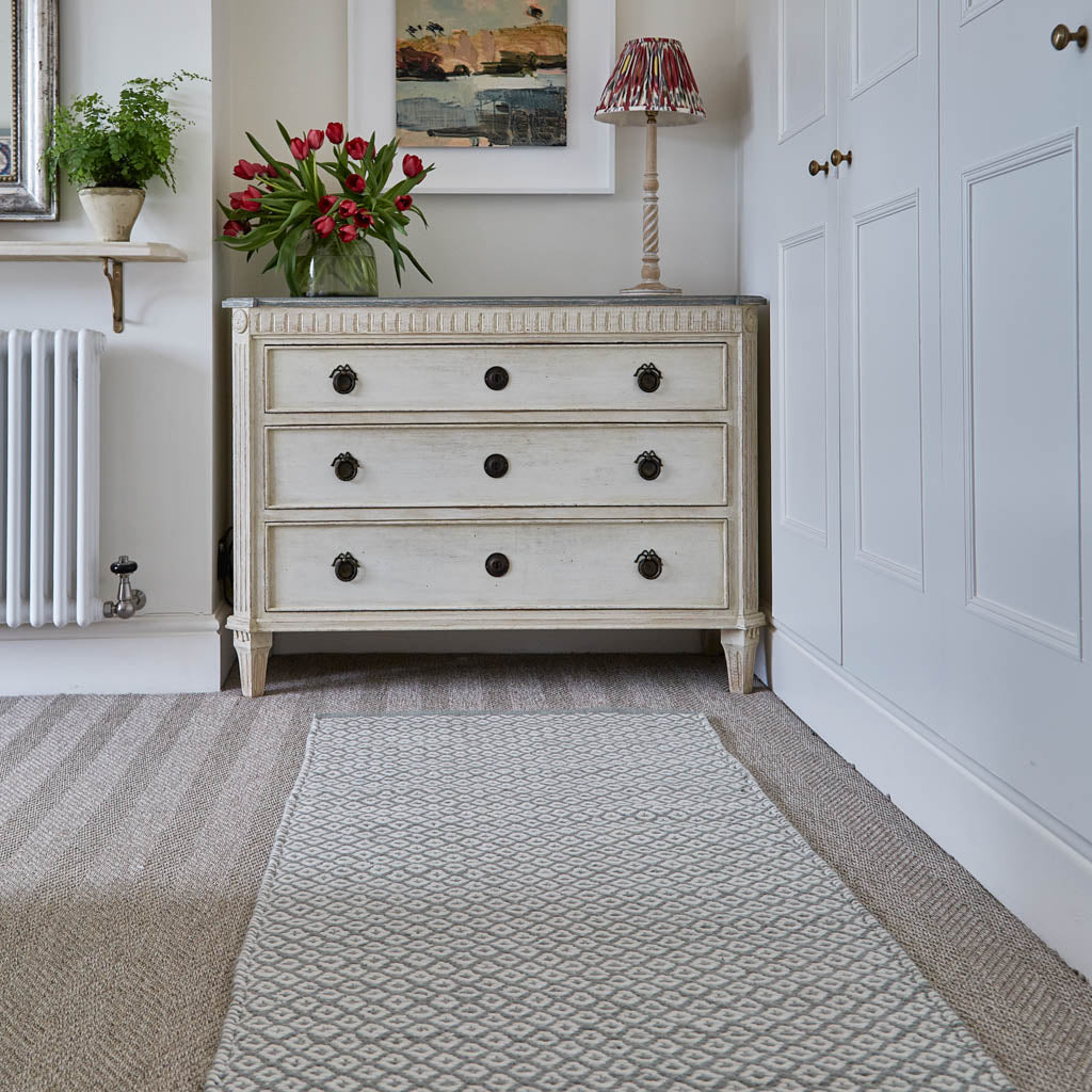 Thistle Dove Grey Runner Rug