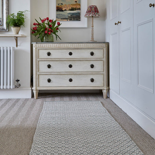 Thistle Dove Grey Runner Rug