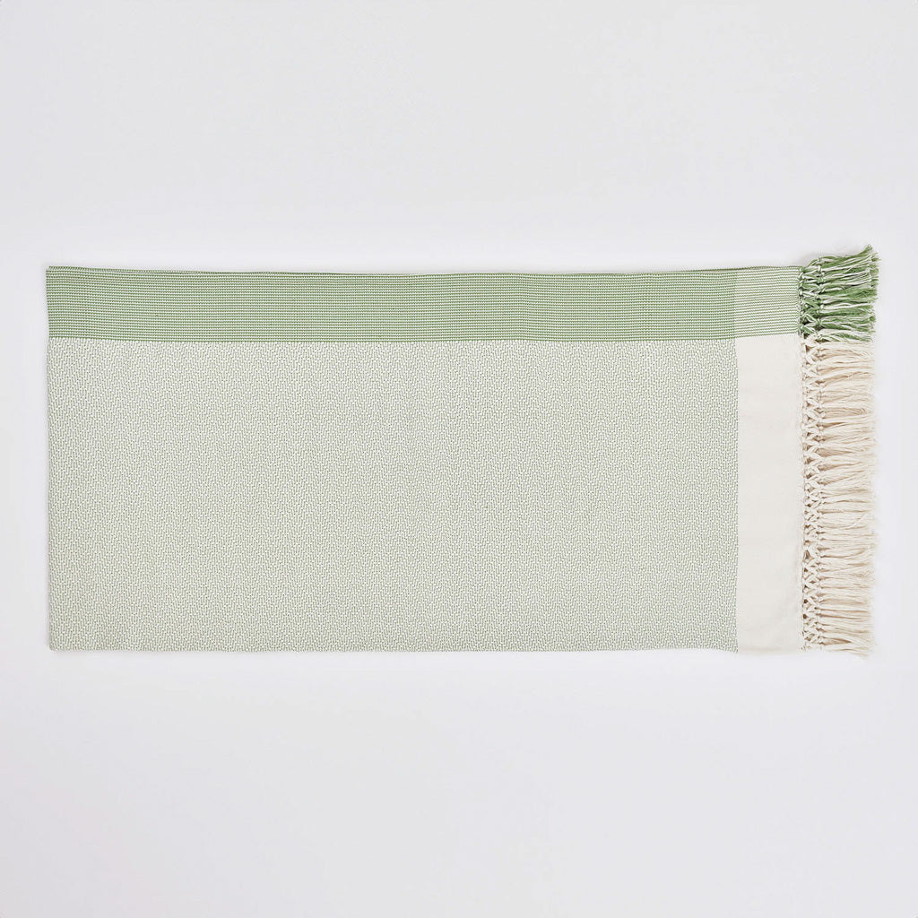 Chevron Green Throw