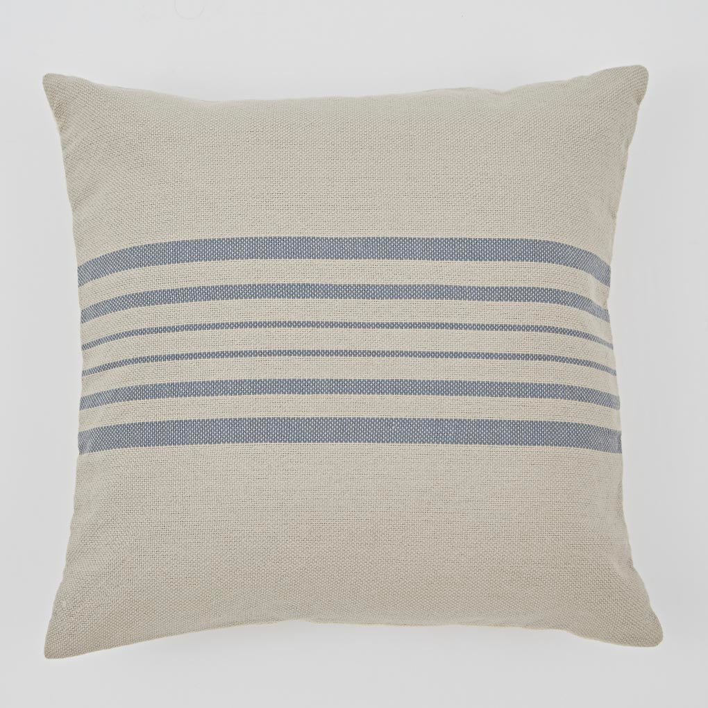 Antibes Linen Blue Cushion Linen Look Cushions Free UK